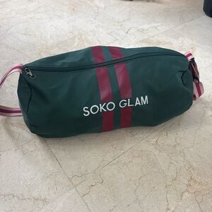 Green and Pink Gym Bag